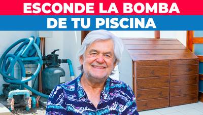Cómo esconder la bomba de tu piscina