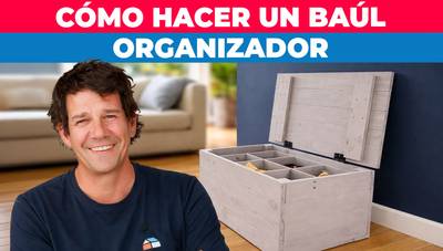 Cómo hacer un baúl organizador