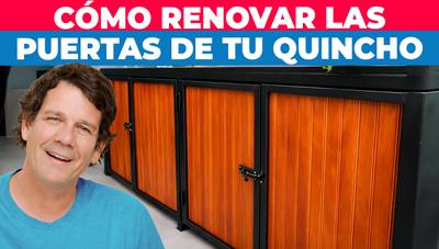 Cómo renovar las puertas de un quincho