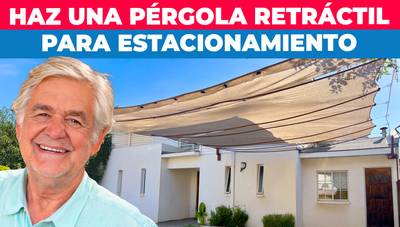 Cómo hacer una pérgola retráctil para estacionamiento