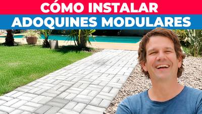 Cómo hacer un sendero con adoquines modulares