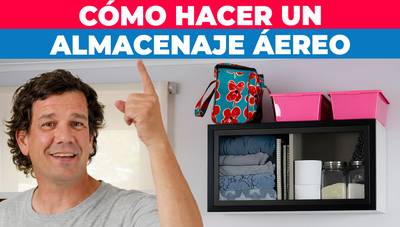 Cómo ahorrar espacio con almacenaje aéreo