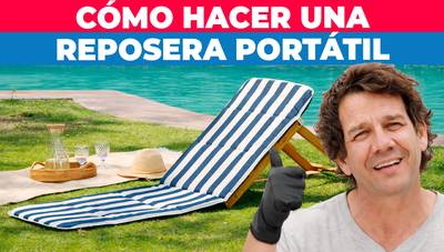 Cómo hacer una reposera portátil de madera
