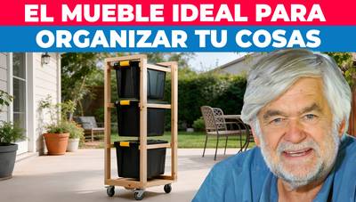 Cómo hacer un mueble con cajas organizadoras