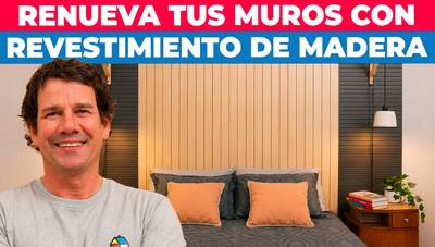 Cómo renovar un dormitorio con revestimiento de madera