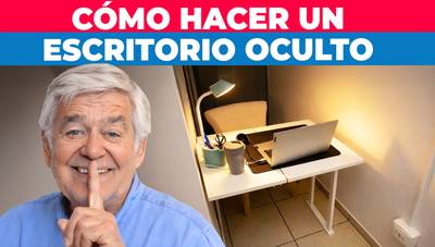 Cómo hacer un escritorio oculto en clóset