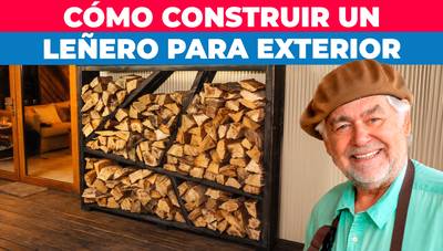 Cómo construir un leñero exterior