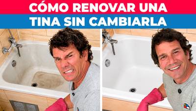 Cómo renovar una tina de baño sin cambiarla