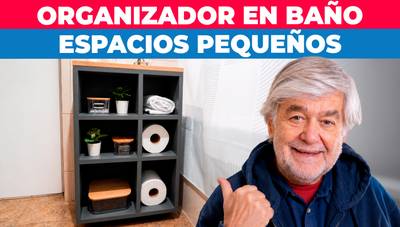 Cómo hacer un organizador funcional para baños pequeños
