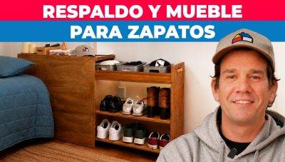 Cómo hacer un respaldo de cama con zapatero y baúl